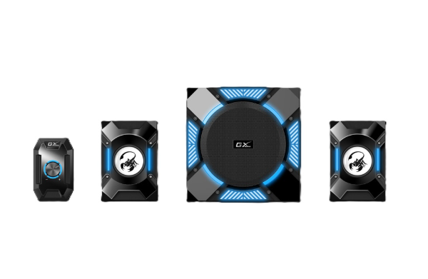 Producto - Parlantes 2.1 -36w -plug 3.5mm/RCA/mic -100v-220v (alimentacion) -modulo control - 1