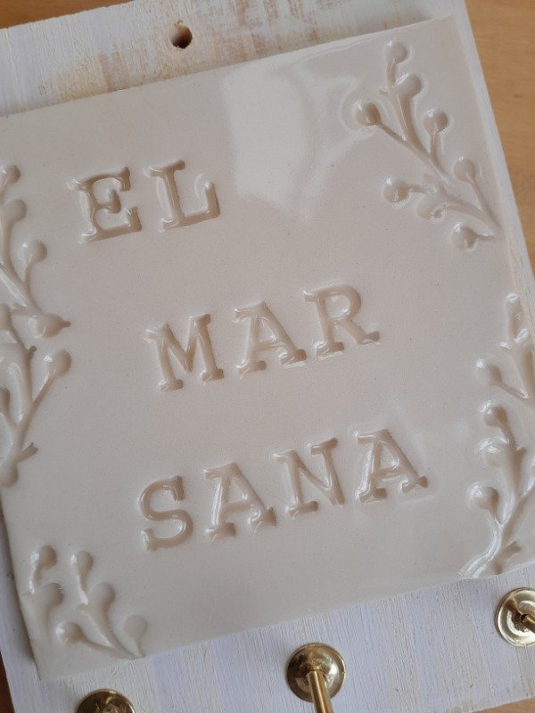 Producto - Llavero EL MAR SANA (Natural)