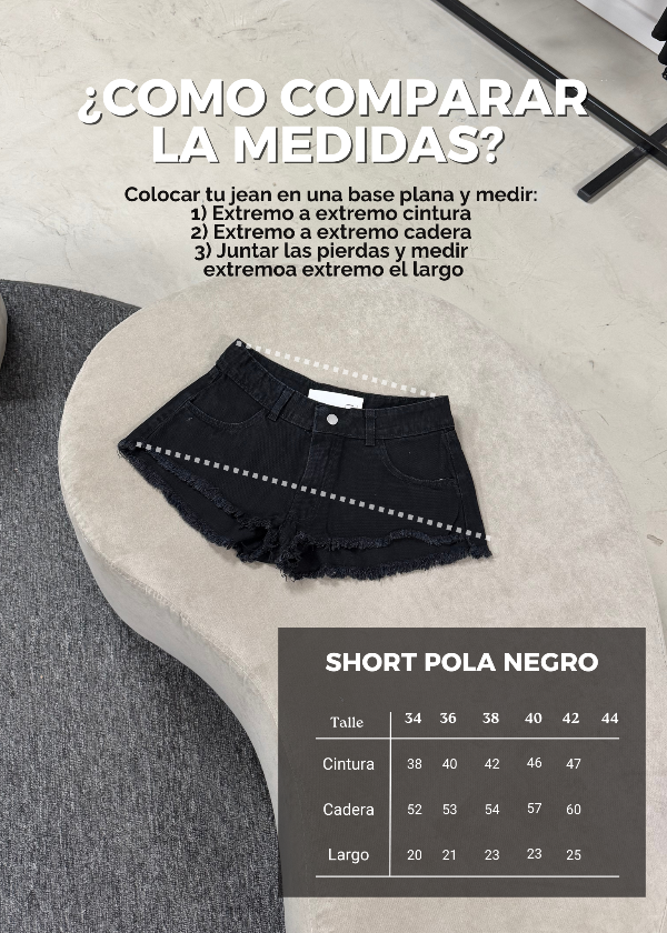 Producto - Short Pola Negro - 3