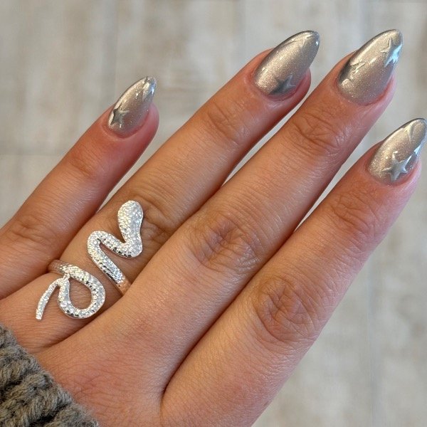 Producto - Anillos regulables de acero blanco - 7