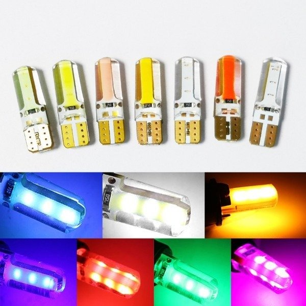 Producto - T10 Siliconado LED COB varios colores