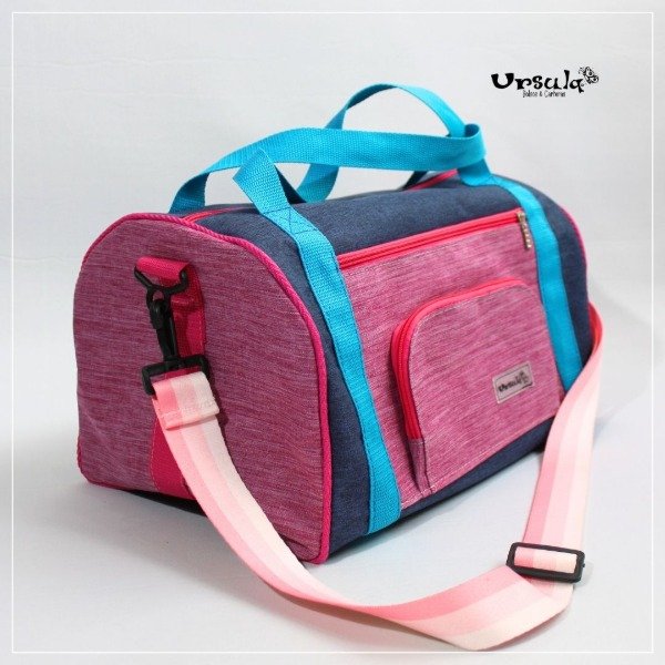 Producto - Bolso Fran (azul y fucsia melange)