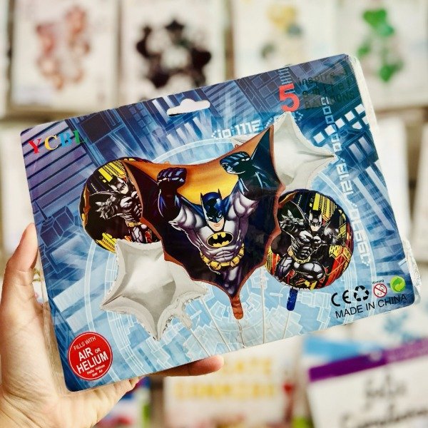 Producto - Set de globos BATMAN 5 pcs