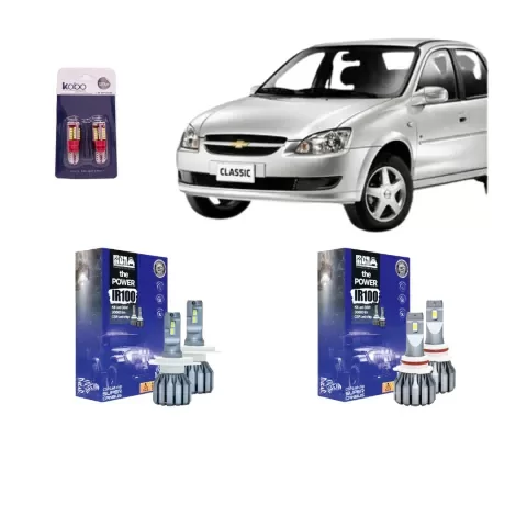 Producto - Kit Cree Led IR100 Luz Baja Alta Y Antiniebla Chevrolet Corsa Classic