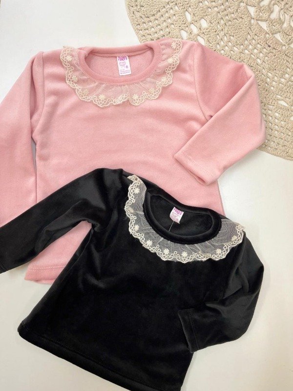 Producto - Remeras plush con broderie