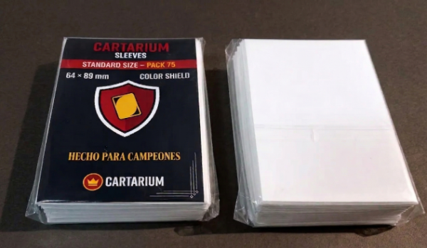 Producto - Sleeves Folios Cartarium Color Blanco 64x89 75u TCG Standard MTG