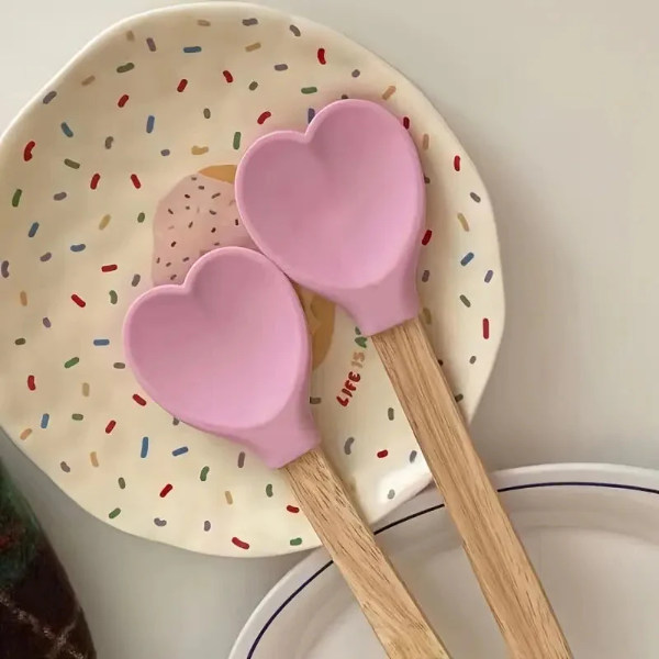 Producto - Espátula de silicona - forma corazón