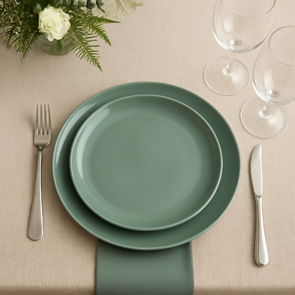 Producto - Plato postre 20 cm Oxford Flat Matcha - 2