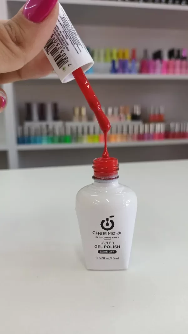 Producto - Esmalte cherimoya color rojo 62