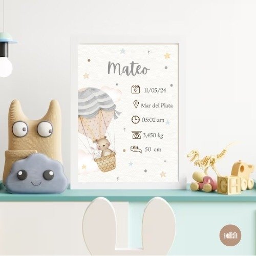 Producto - Cuadro Amigos en globo