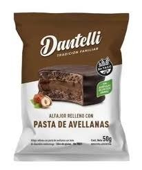 Producto - ALFAJOR DANTELLI RELLENO PASTA DE AVELLANAS X 50G