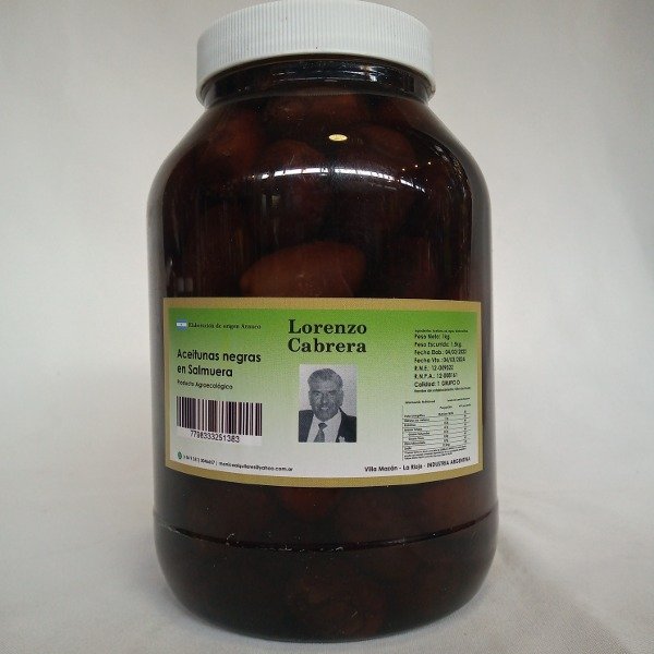 Producto - Aceitunas Negras 00 "Lorenzo Cabrera" 1 Kilo