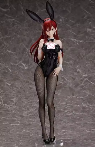 Producto - Figura Erza Bunny medias reales de red - Fairy Tail Escala 1/4 (45cm)