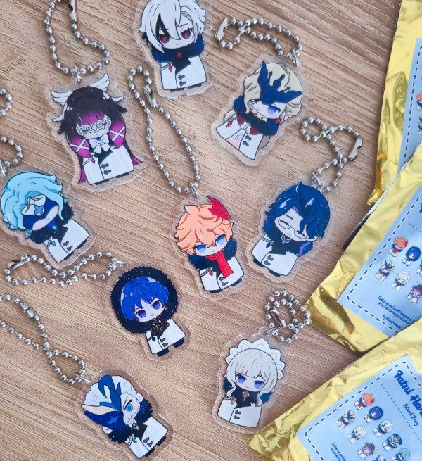 Producto - Llaveros Gacha - Genshin Fatui Harbingers