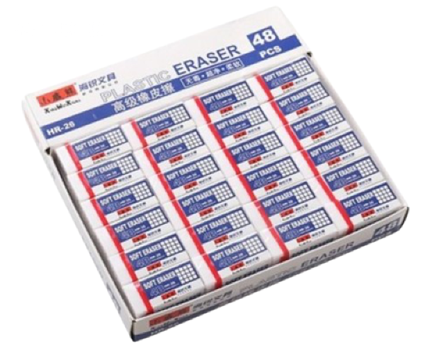 Producto - pack de gomas de borra  eraser 30 piezas