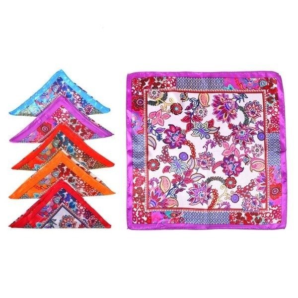 Producto - PAÑUELO DE SEDA LA CHAPELLE 50X50CM 6652