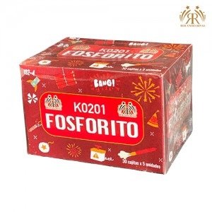 Producto - FOSFORITO ROJO - PACK x30 cajitas de 5 unidades