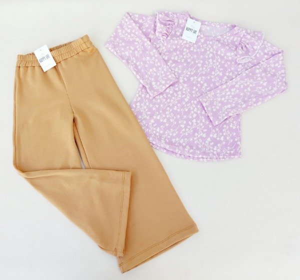 Producto - Remera Flor Morley de algodón - Lila y Salmon (2 a 8 años) - 2
