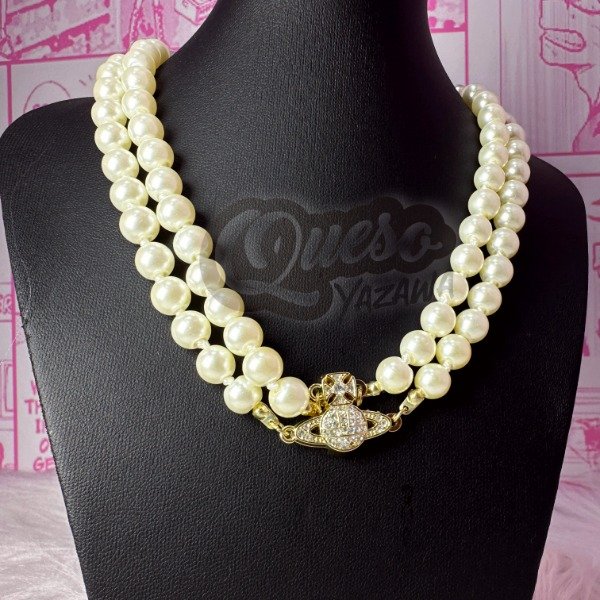 Producto - Collar Reira Doble Dorado