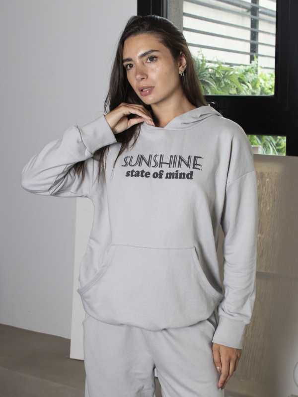 Producto - Buzo Canguro Rústico Estampa "Sunshine" (Art. 5275)