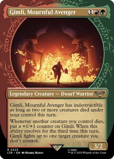 Producto - Gimli, Mournful Avenger Showcase  The Lord of the Rings: Tales of Middle-Earth