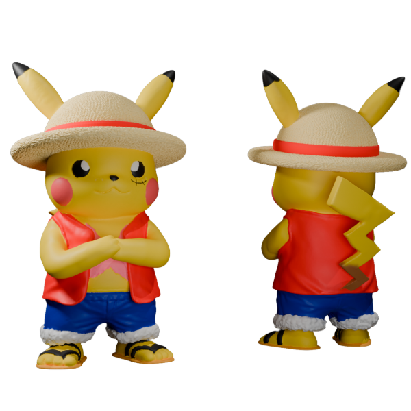 Producto - figura Pikachu luffy