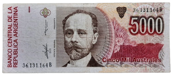 Producto - 5000 Australes (Pampillo - García Vazquez) Bott.2866 VF