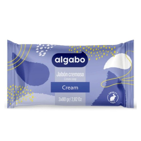 Producto - Pack x3 jabón cremoso Cream 80gr Algabo