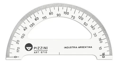 Producto - TRANSPORTADOR PIZZINI 180grados x 10 cm