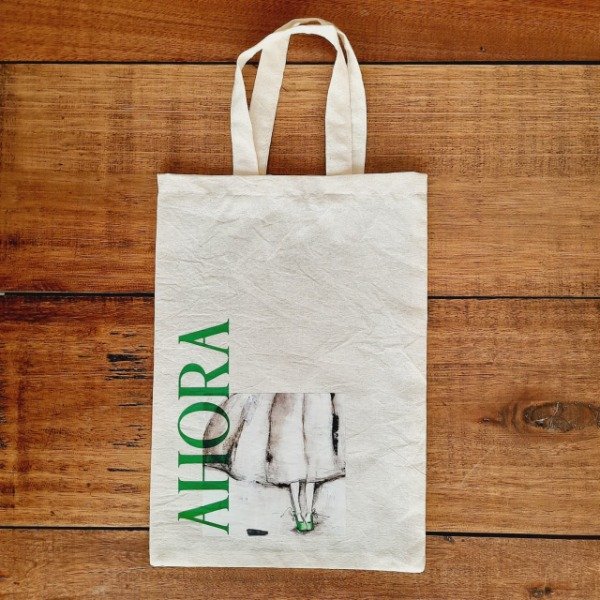 Producto - Tote-bag "AHORA", colección Ilustrada Inés