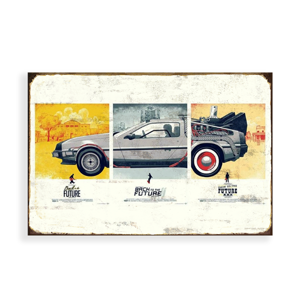 Producto - Chapa retro Volver al futuro DeLorean (S/184)
