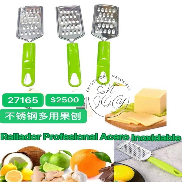 Producto - RALLADOR CON MANGO COLORES ACERO INOXIDABLE PROFESSIONAL