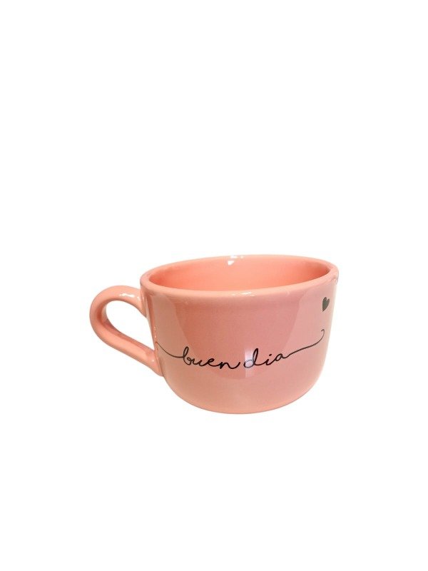 Producto - Tazon rosa Buen dia