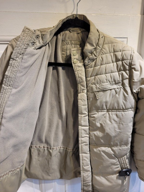 Producto - Campera CHEEKY beige pluma polar interior- Talle 12 años- PRECIO: 56X - 2