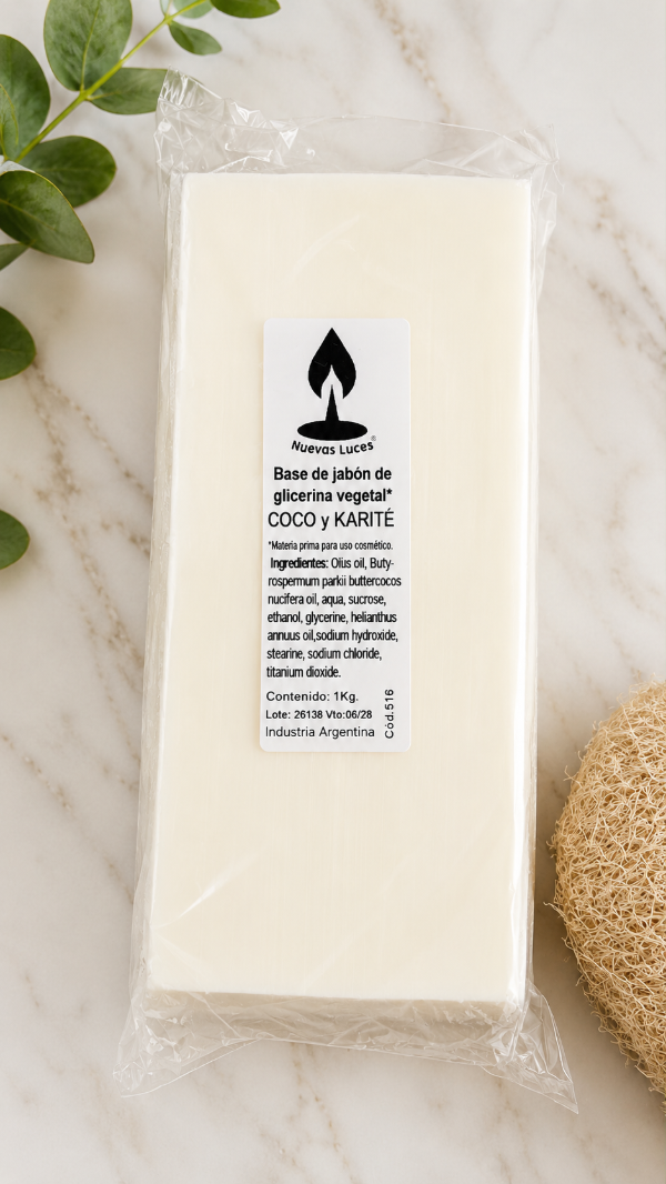 Producto - Jabon Nuevas Luces Vegetal coco Karite 1 kg caja x12 (Precio Final)