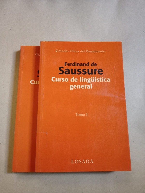 Producto - Curso de lingüística general #1 / 2 - Ferdinand De Saussure - Losada 2007 - 0