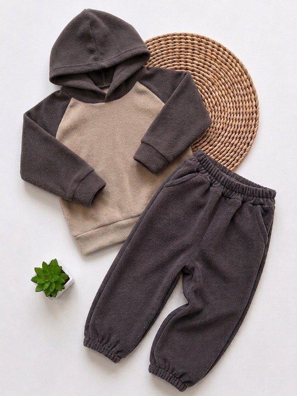 Producto - CONJUNTO COMBINADO MARRÓN (BUZO + PANTALÓN)