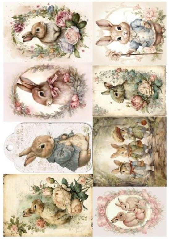 Producto - PAPEL DE SEDA CONEJOS 1 70X50