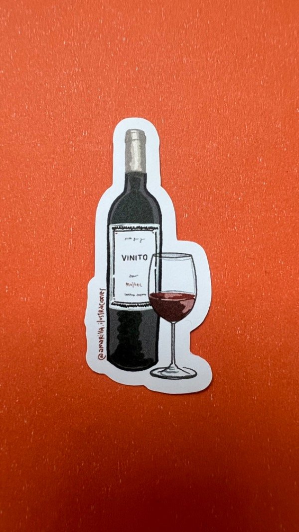 Producto - Sticker vinito