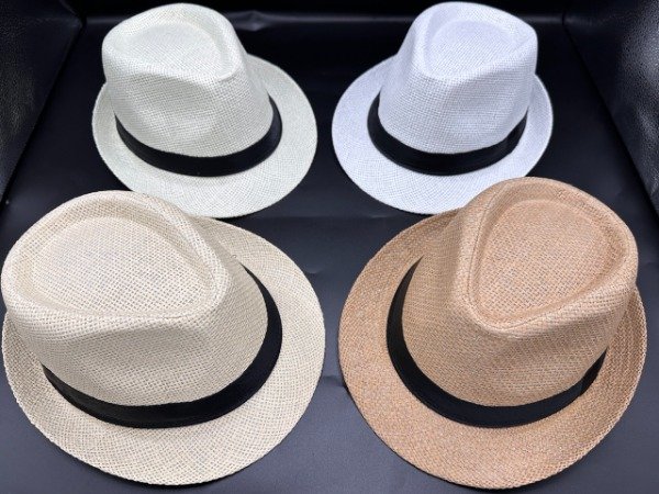 Producto - YJ0779 Sombrero Tanguero Paja Tejido