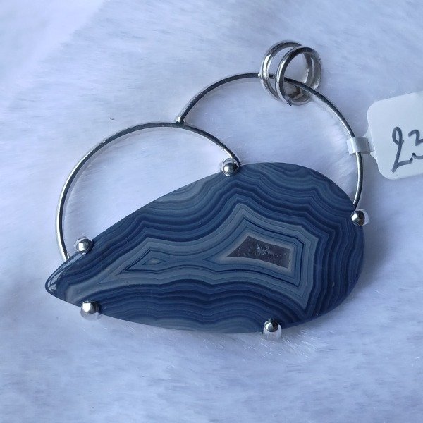 Producto - Dije ágata azul