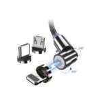 Producto - CABLE SKYWAY MAGNETICO IMAN USB 3 EN 1 - 2 METROS