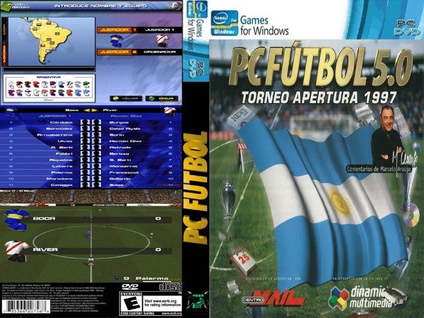 Producto - PC FUTBOL 5.0 APERTURA 1997 (PC)