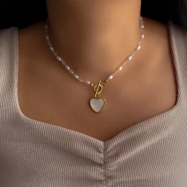 Producto - COLLAR HARU ROSA 45CM