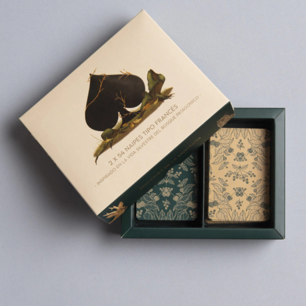 Producto - Caja de Naipes Doble BOTÁNICO