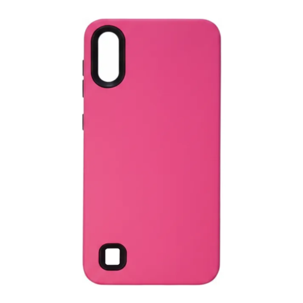 Producto - Funda TPU revestida con Silicona - Color Fucsia - Samsung A10 / M10 - Mobile