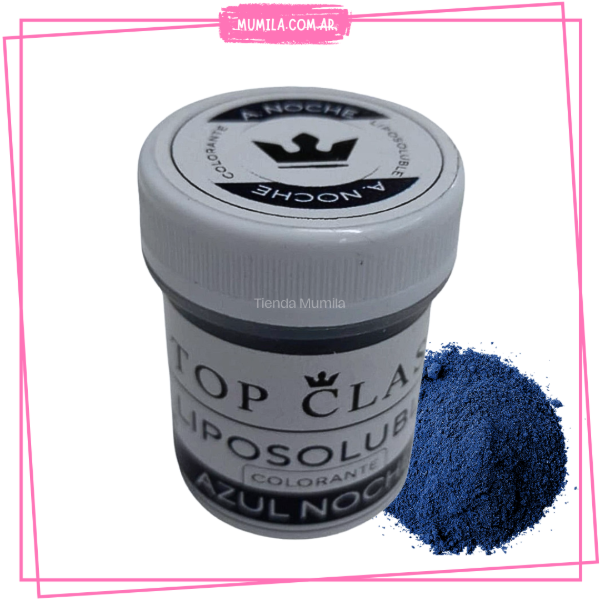 Producto - Colorante Azul Noche en polvo para chocolate TOP CLASS 5gr