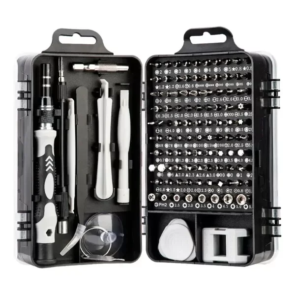 Producto - HE1543 KIT DE HERRAMIENTAS DESTORNILLADOR PRECISION GUILLER 115 EN 1