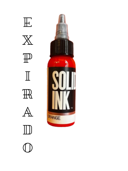 Producto - TINTA SOLID INK 1OZ ORANGE EXPIRADO