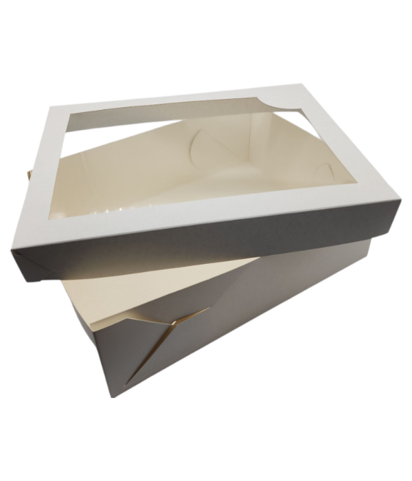 Producto - Caja Personalizada Con Visor 31X23X10 - Blanca